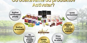 Vstrebateľnosť a kvalita je v Activstar na 1.mieste