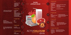 Activ CALCIUM drink pre dospelých a deti, vápnik s biologickou využiteľnosťou